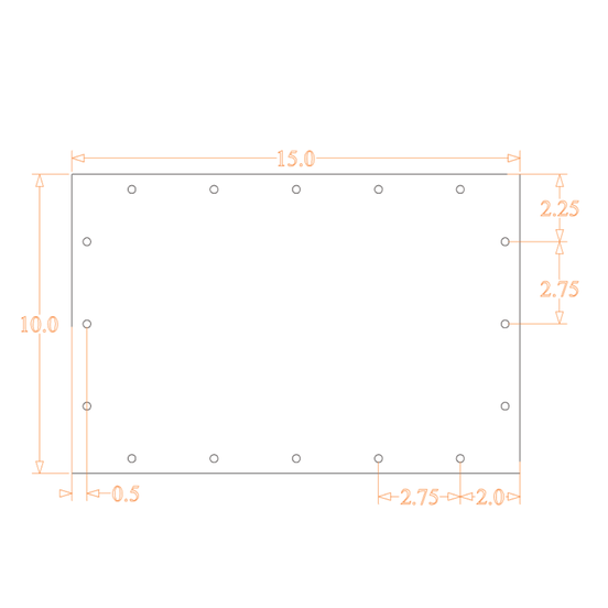 Sound Authority Plexiglass - 15" x 10" 3D Engraved Acrylic Window For Subwoofer Box - Sound Authority