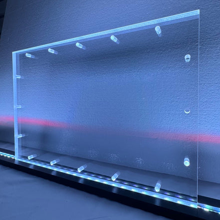 Sound Authority Plexiglass - 15" x 10" Blank Acrylic Window For Subwoofer Box - Sound Authority