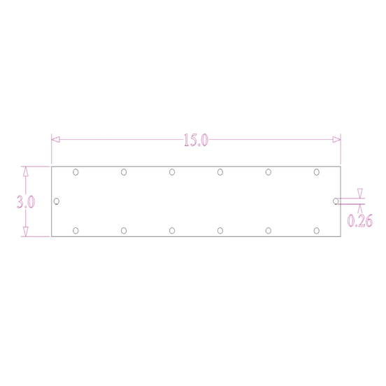 Sound Authority Plexiglass - 15" x 3" 3D Engraved Acrylic Window For Subwoofer Box - Sound Authority