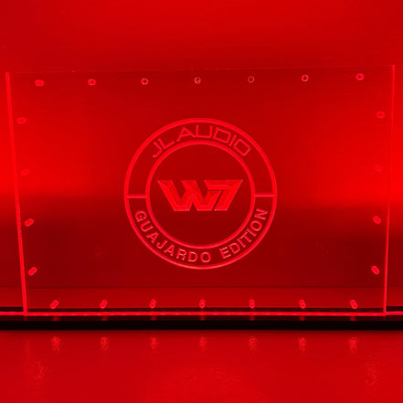 Sound Authority Plexiglass - 18" x 12" 3D Engraved Acrylic Window For Subwoofer Box - Sound Authority