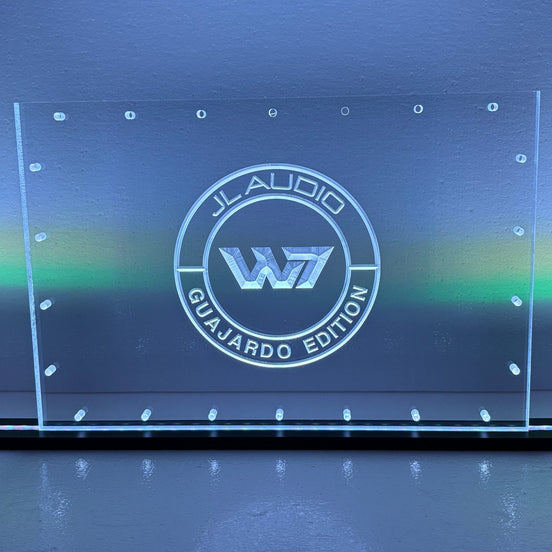 Sound Authority Plexiglass - 18" x 12" 3D Engraved Acrylic Window For Subwoofer Box - Sound Authority