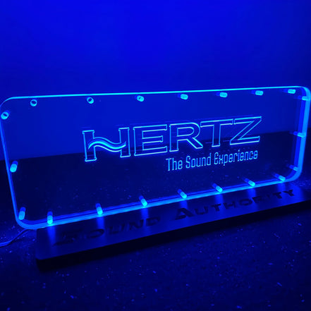 Sound Authority Plexiglass - 18" x 6" 3D Engraved Acrylic Window For Subwoofer Box - Sound Authority