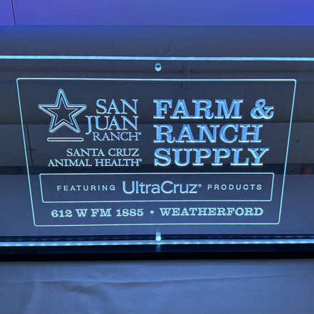 Sound Authority Plexiglass - 20" x 10" 3D Engraved Acrylic Window For Subwoofer Box - Sound Authority