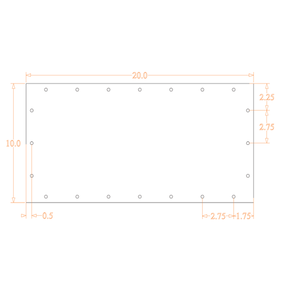 Sound Authority Plexiglass - 20" x 10" 3D Engraved Acrylic Window For Subwoofer Box - Sound Authority