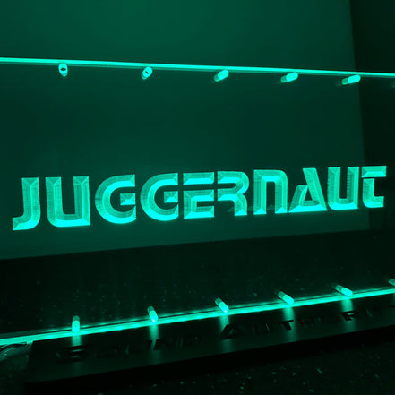 Sound Authority Plexiglass - 20" x 10" 3D Engraved Acrylic Window For Subwoofer Box - Sound Authority