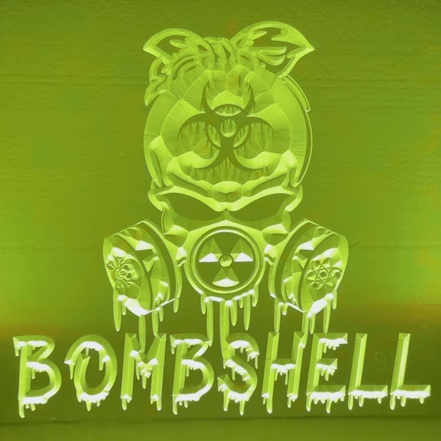 Sound Authority Plexiglass - 20" x 15" 3D Engraved Acrylic Window For Subwoofer Box - Sound Authority