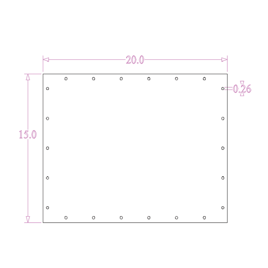 Sound Authority Plexiglass - 20" x 15" Blank Acrylic Window For Subwoofer Box - Sound Authority