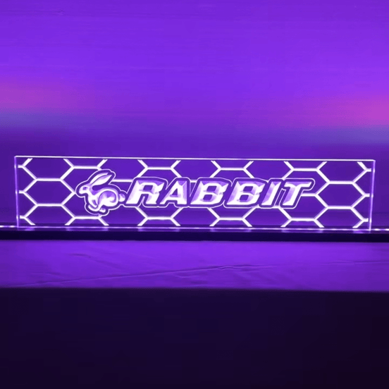 Sound Authority Plexiglass - 20" x 5" 3D Engraved Acrylic Window For Subwoofer Box - Sound Authority