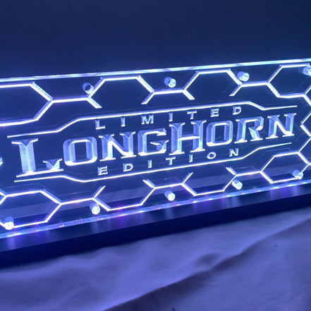 Sound Authority Plexiglass - 20" x 5" 3D Engraved Acrylic Window For Subwoofer Box - Sound Authority