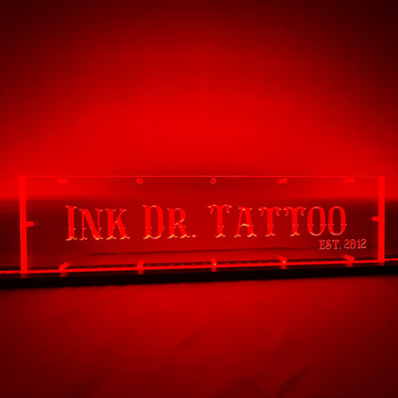 Sound Authority Plexiglass - 20" x 5" 3D Engraved Acrylic Window For Subwoofer Box - Sound Authority