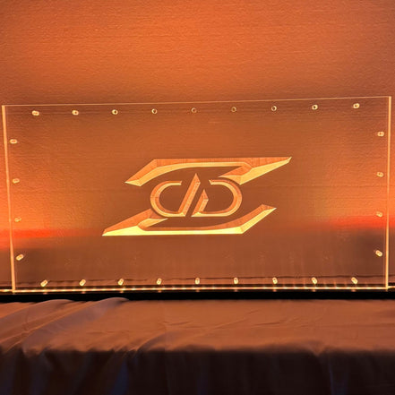 Sound Authority Plexiglass - 24" x 12" 3D Engraved Acrylic Window For Subwoofer Box - Sound Authority