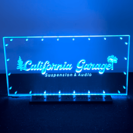 Sound Authority Plexiglass - 24" x 12" 3D Engraved Acrylic Window For Subwoofer Box - Sound Authority