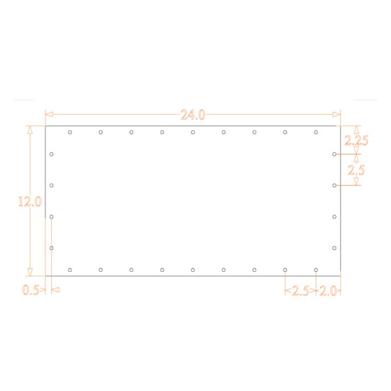 Sound Authority Plexiglass - 24" x 12" 3D Engraved Acrylic Window For Subwoofer Box - Sound Authority