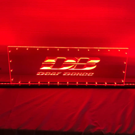 Sound Authority Plexiglass - 24" x 12" 3D Engraved Acrylic Window For Subwoofer Box - Sound Authority