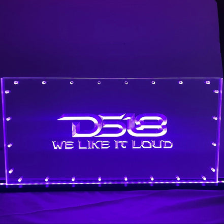 Sound Authority Plexiglass - 24" x 12" 3D Engraved Acrylic Window For Subwoofer Box - Sound Authority