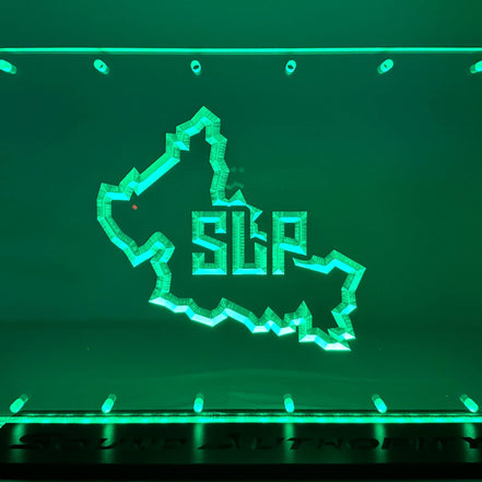 Sound Authority Plexiglass - 24" x 12" 3D Engraved Acrylic Window For Subwoofer Box - Sound Authority