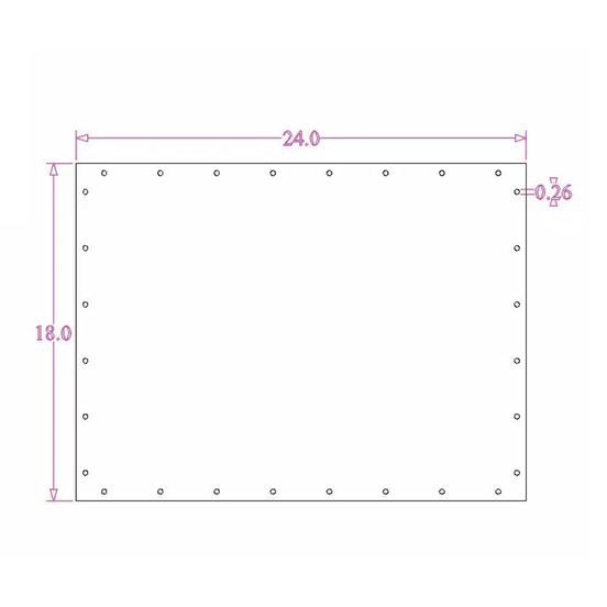 Sound Authority Plexiglass - 24" x 18" 3D Engraved Acrylic Window For Subwoofer Box - Sound Authority