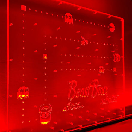 Sound Authority Plexiglass - 24" x 24" 3D Engraved Acrylic Window For Subwoofer Box - Sound Authority