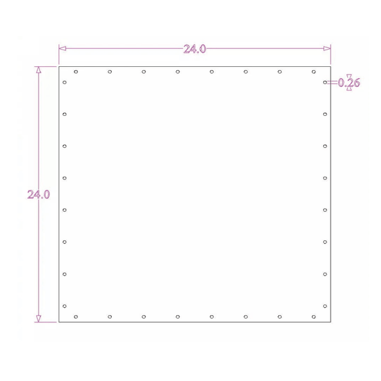 Sound Authority Plexiglass - 24" x 24" Blank Acrylic Window For Subwoofer Box - Sound Authority