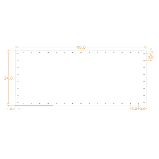 Sound Authority Plexiglass - 48" x 24" 3D Engraved Acrylic Window For Subwoofer Box - Sound Authority
