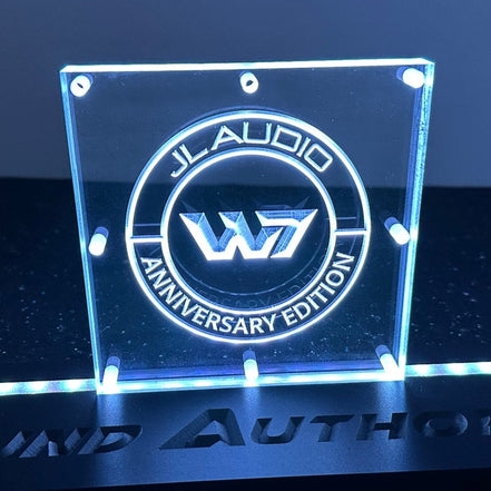 Sound Authority Plexiglass - 6" x 6" 3D Engraved Acrylic Window For Subwoofer Box - Sound Authority