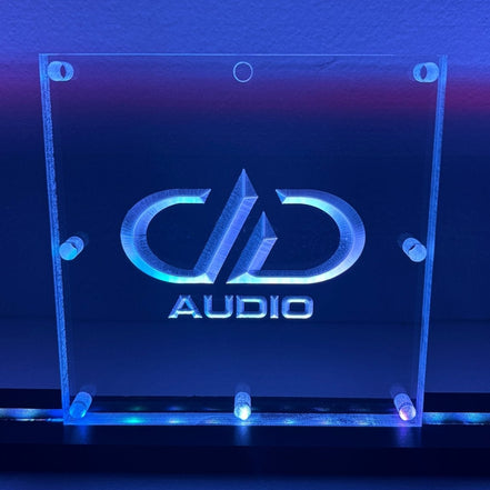 Sound Authority Plexiglass - 6" x 6" 3D Engraved Acrylic Window For Subwoofer Box - Sound Authority