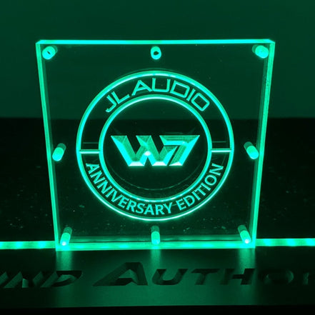 Sound Authority Plexiglass - 6" x 6" 3D Engraved Acrylic Window For Subwoofer Box - Sound Authority