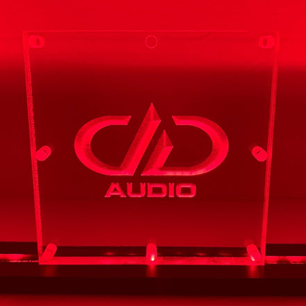 Sound Authority Plexiglass - 6" x 6" 3D Engraved Acrylic Window For Subwoofer Box - Sound Authority