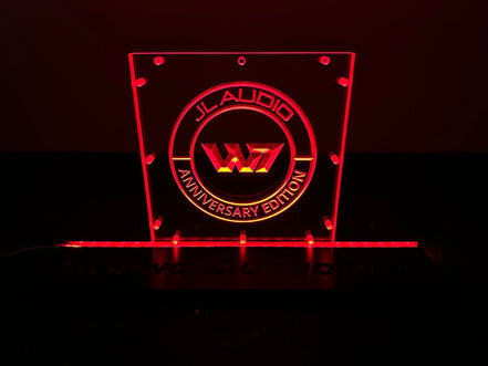 Sound Authority Plexiglass - 8" x 8" 3D Engraved Acrylic Window For Subwoofer Box - Sound Authority