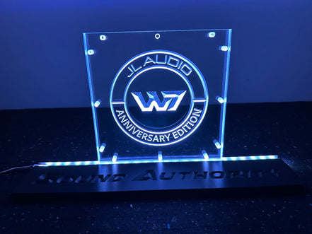 Sound Authority Plexiglass - 8" x 8" 3D Engraved Acrylic Window For Subwoofer Box - Sound Authority